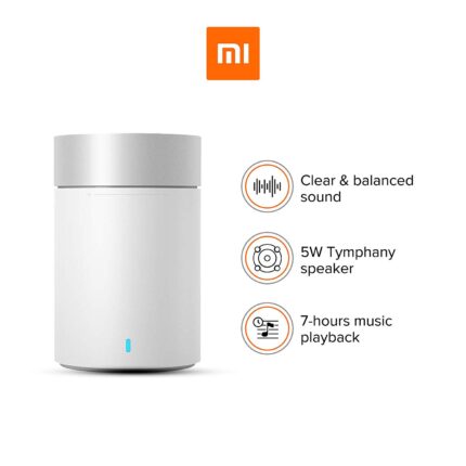 Mi Pocket Speaker 2 with Clear Treble, up to 7hrs Battery (White)